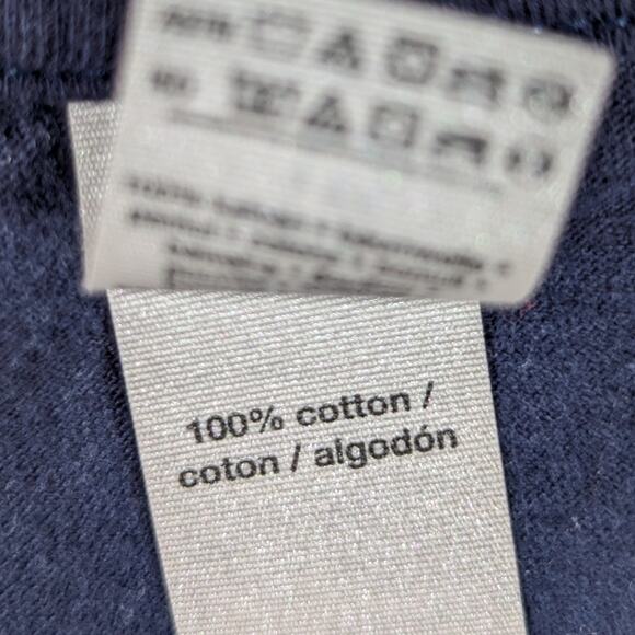 Atlanta Braves L T-Shirt 2021 World Series Champions MLB BATL WON Navy Gildan - Picture 4 of 5